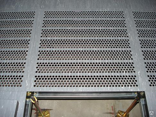 Вентиляционная решетка фальшпола VENTEC, 600х600 мм 