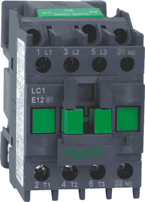 Контактор LC1E1201M5 (E 1НЗ 12А 400В AC3 220В 50ГЦ)