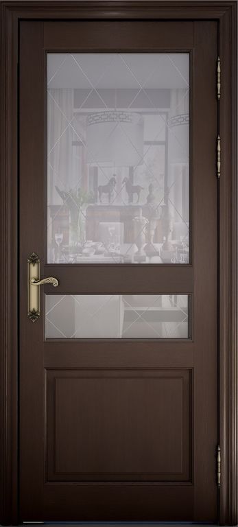 Двери Коллекция Версаль  мод.40006 Витраж наливной 1