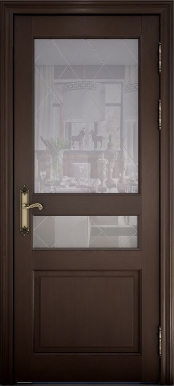 Дверь межкомнатная Коллекция Версаль мод.40006 Витраж наливной 2