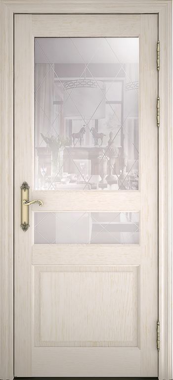 Дверь межкомнатная Коллекция Версаль мод.40006 Витраж наливной