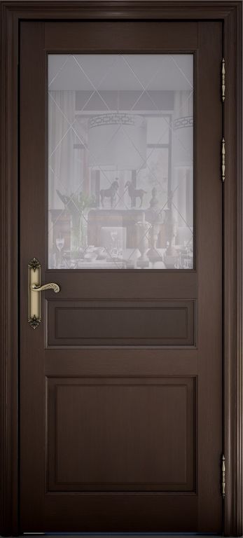 Дверь межкомнатная Коллекция Версаль мод.40007 Витраж наливной