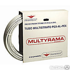 Труба металлопластиковая Пранделли / Prandelli Multirama d 16 мм (Италия)
