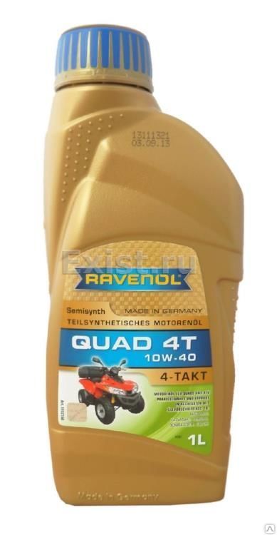 Масло моторное для квадрациклов RAVENOL QUAD 4T SAE 10W-40 1 л