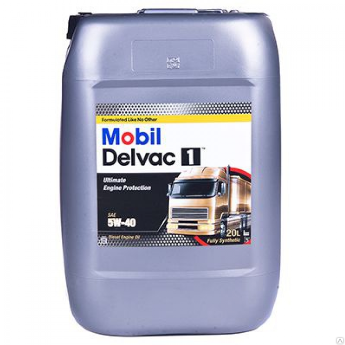 Моторное дизельное масло Mobil Delvac 1 5W-40, 20 л