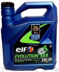 Моторное масло Elf Evolution SXR 5w30 , 4 л
