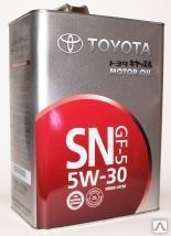 Моторное масло Тойота 5W30 SN/CF 4 л Япония