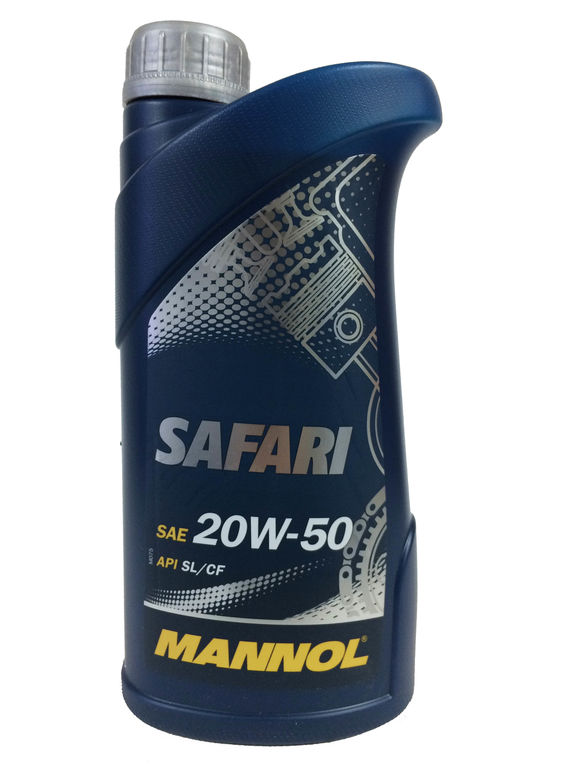 Масло моторное Mannol Safari 20w-50 1л минеральное 2