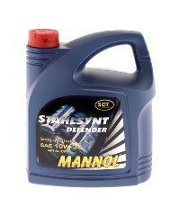 Моторное масло Mannol Stahlsynt Defender 10w40 4л полусинтетическое