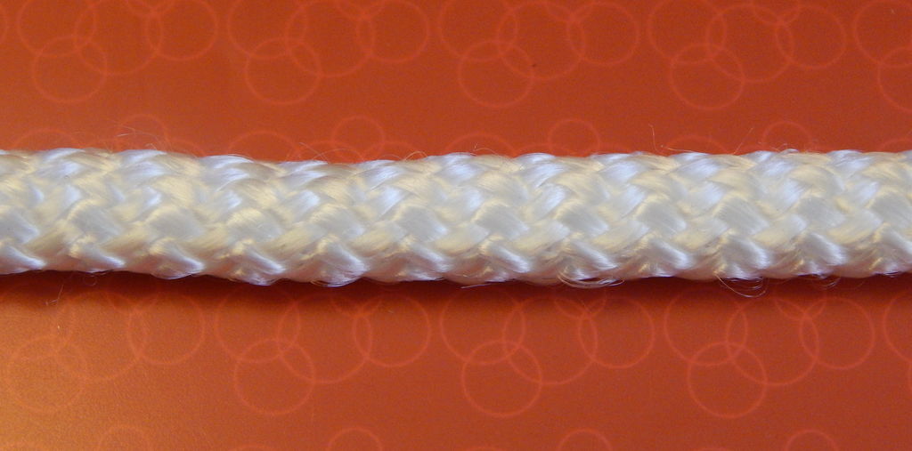 Шнур полипропиленовый с сердечником 8 мм белый 100 м 2