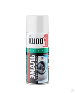 Краска-спрей KUDO для бытовой техники белая KU-1311 