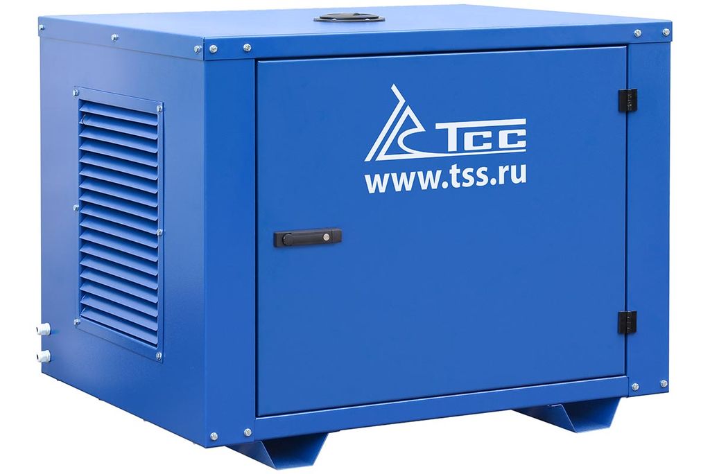 Бензиновый генератор 6 кВт TSS SGG 6000EHNA в кожухе МК-1.1