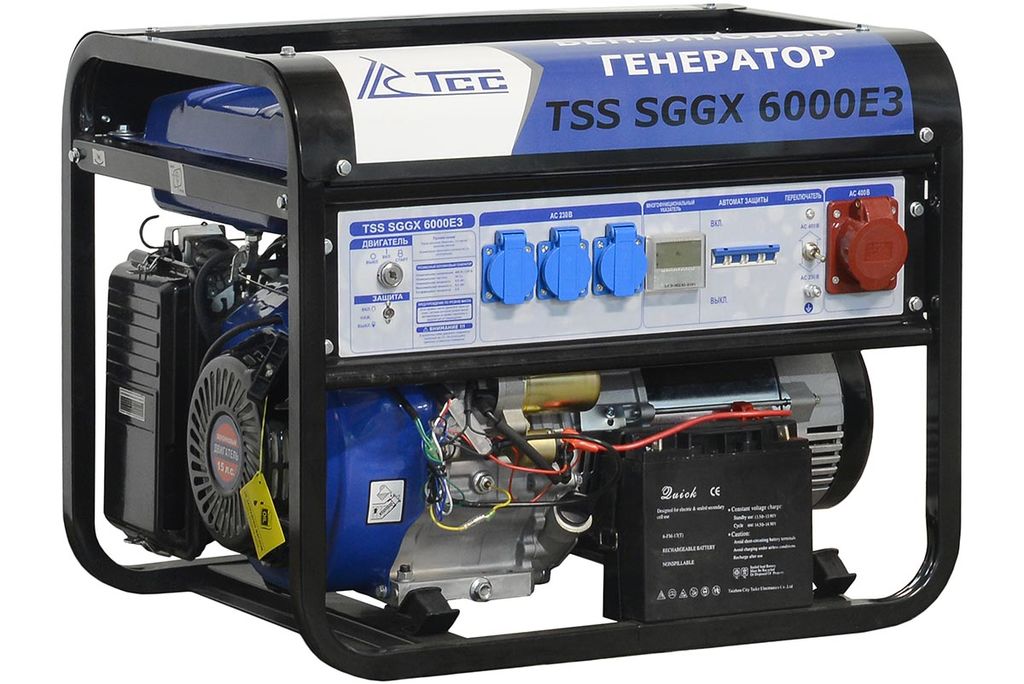 Бензогенератор TSS SGGX 6000 E3 3