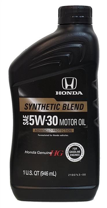Масло моторное HONDA Synthetic Blend 5W-30 SP/GF-6 (0,946 л)