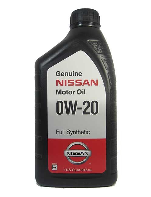 Масло моторное NISSAN Genuine Motor Oil 0W-20 (0,946 л)