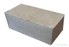 Фундаментный блок полнотелый 188х190х390 мм цвет серый