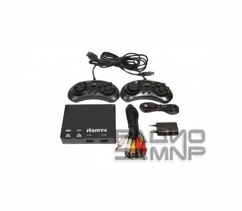 Игровая приставка 16Bit Sega-Dendy "Hamy 4" (SD-Card, 350 in 1) Black 2