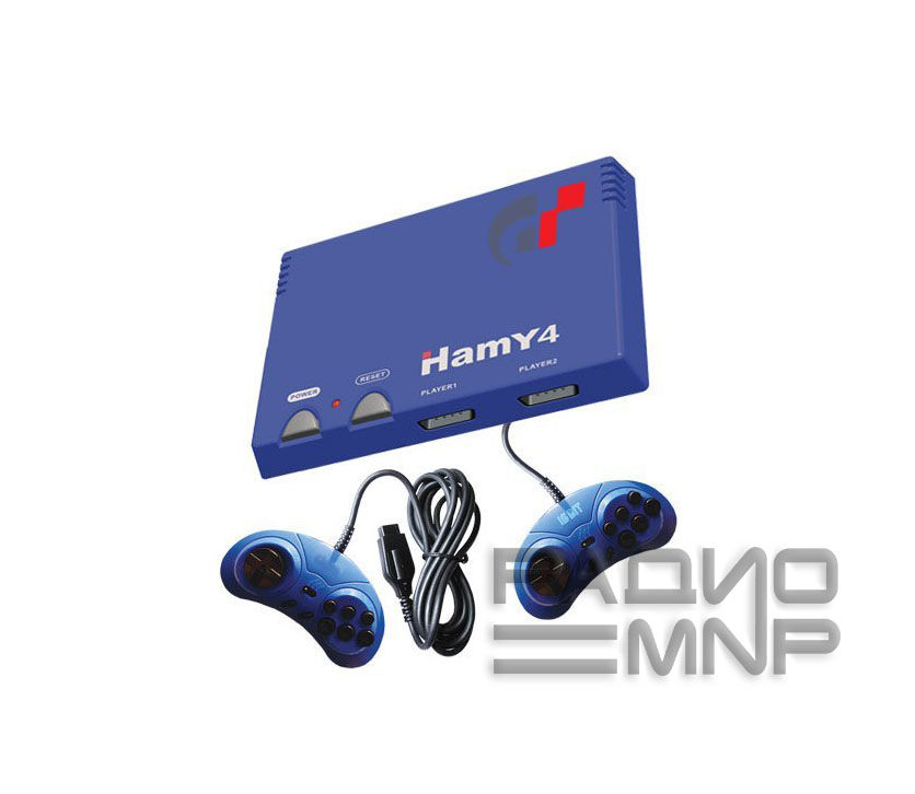Игровая приставка 16Bit Sega-Dendy "Hamy 4" (SD-Card, 350 in 1) Blue 2