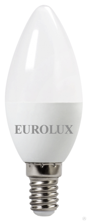 Лампа светодиодная EUROLUX LL-E-C37-7W-230-2,7K-E14 Eurolux