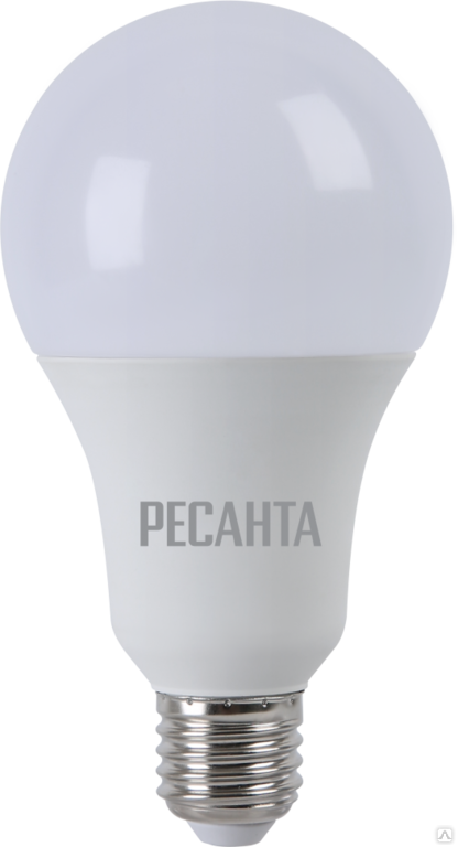 Лампа светодиодная РЕСАНТА LL-R-A80-20W-230-4K-E27 Ресанта