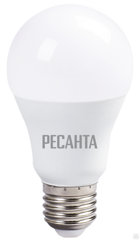 Лампа светодиодная РЕСАНТА LL-R-A60-13W-230-4K-E27 Ресанта