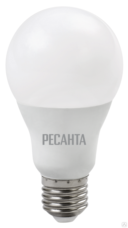 Лампа светодиодная РЕСАНТА LL-R-A65-15W-230-3K-E27 Ресанта