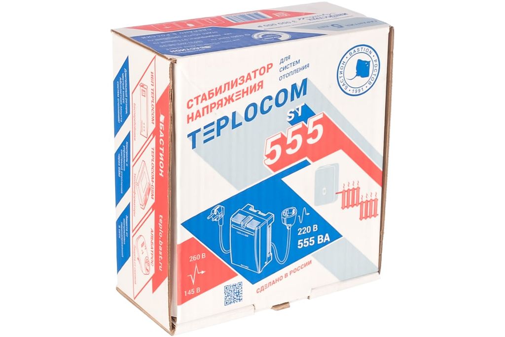 Стабилизатор напряжения БАСТИОН TEPLOCOM ST- 555 / Теплоком 4