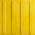 Плитка тактильная Продольный риф 300х300х45 мм Жёлтый