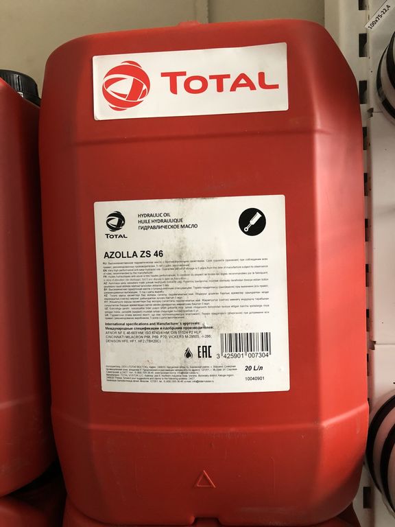 Гидравлическое масло Total AZOLLA ZS 46 20л 2