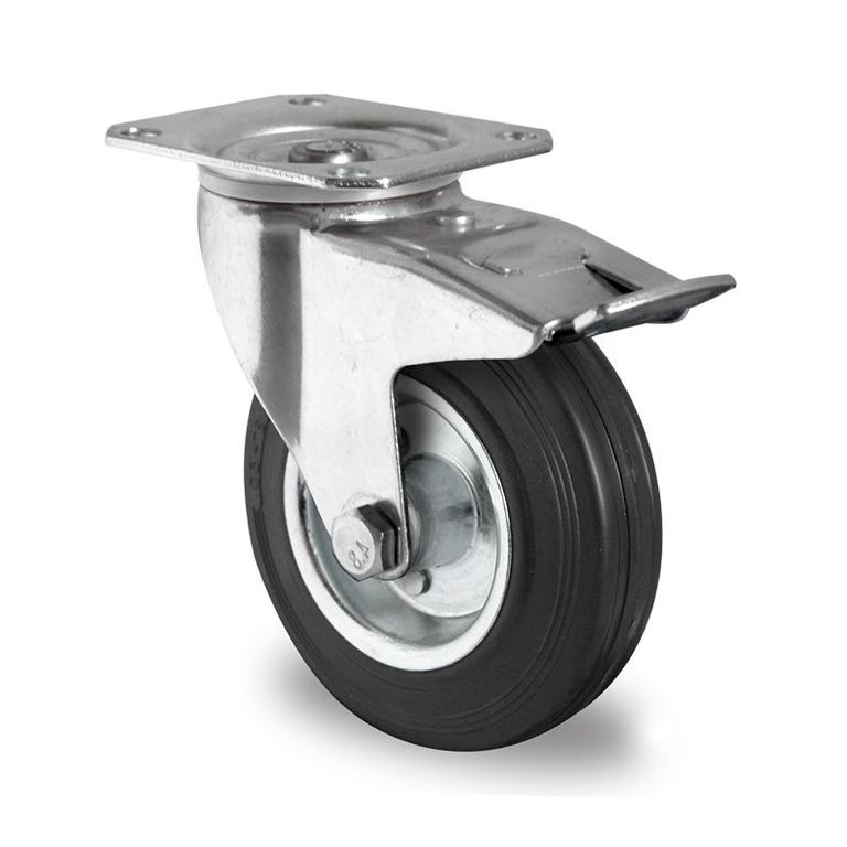 Комплект колес 160 мм для телег TOR ТП (2 поворотных, 2 не поворотных)