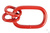 Кольцо овальное с дополнительными звеньями и плоским профилем TOR 26,5 t (г/п 26,5 т) #1