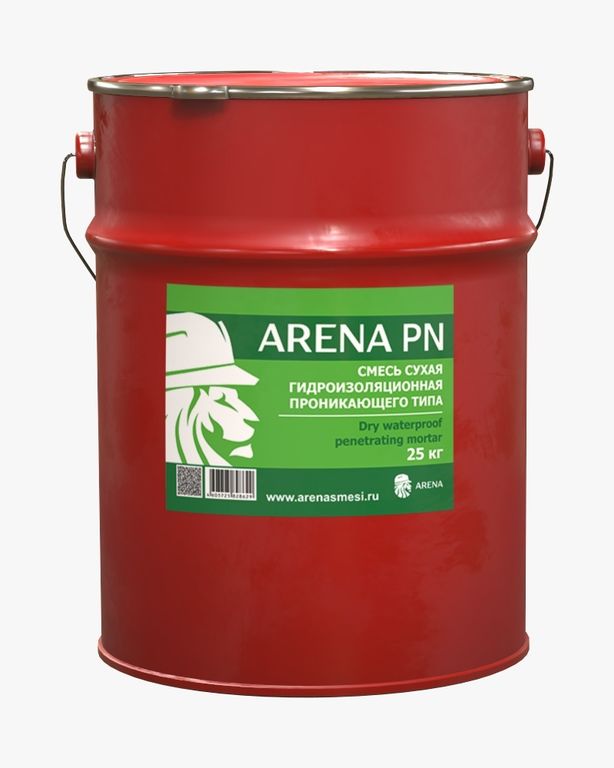 Гидроизоляция проникающая ARENA InMix PN ведро 25 кг