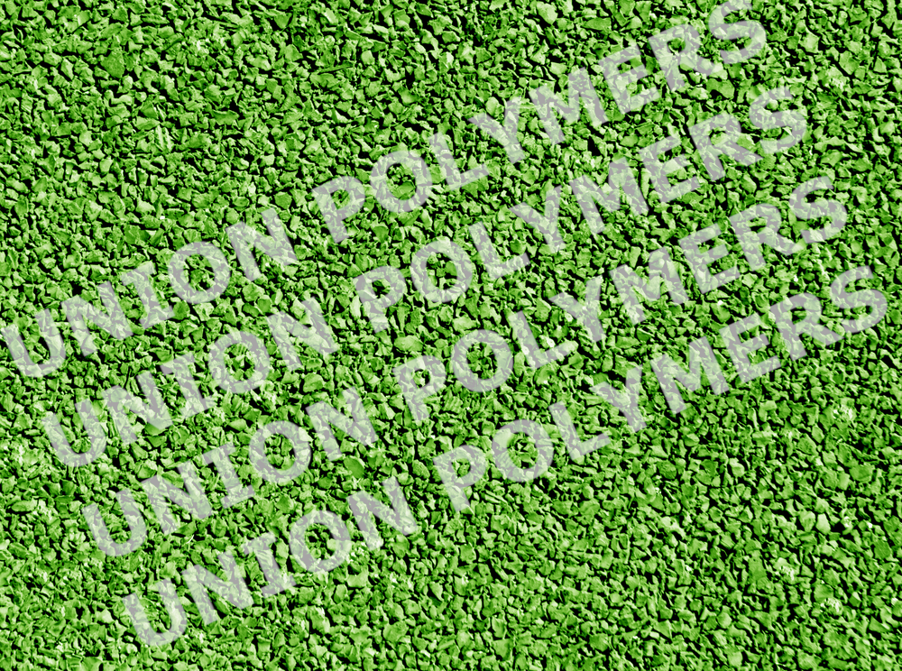 Резиновая крошка Зеленая Union Polymers