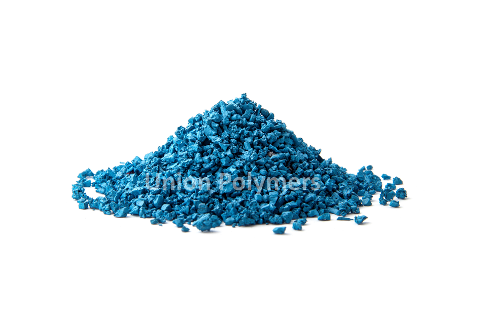 Резиновая крошка Голубая Union Polymers