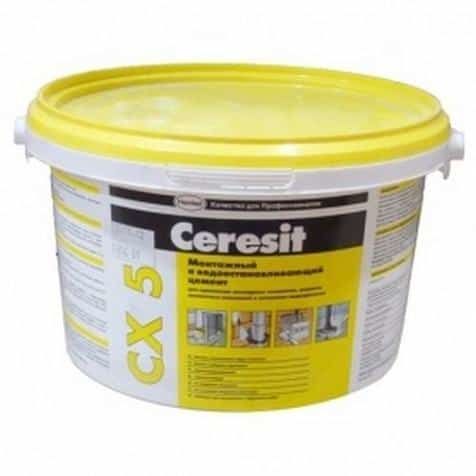 Монтажный и водоостанавливающий цемент Ceresit СХ 5 2 кг