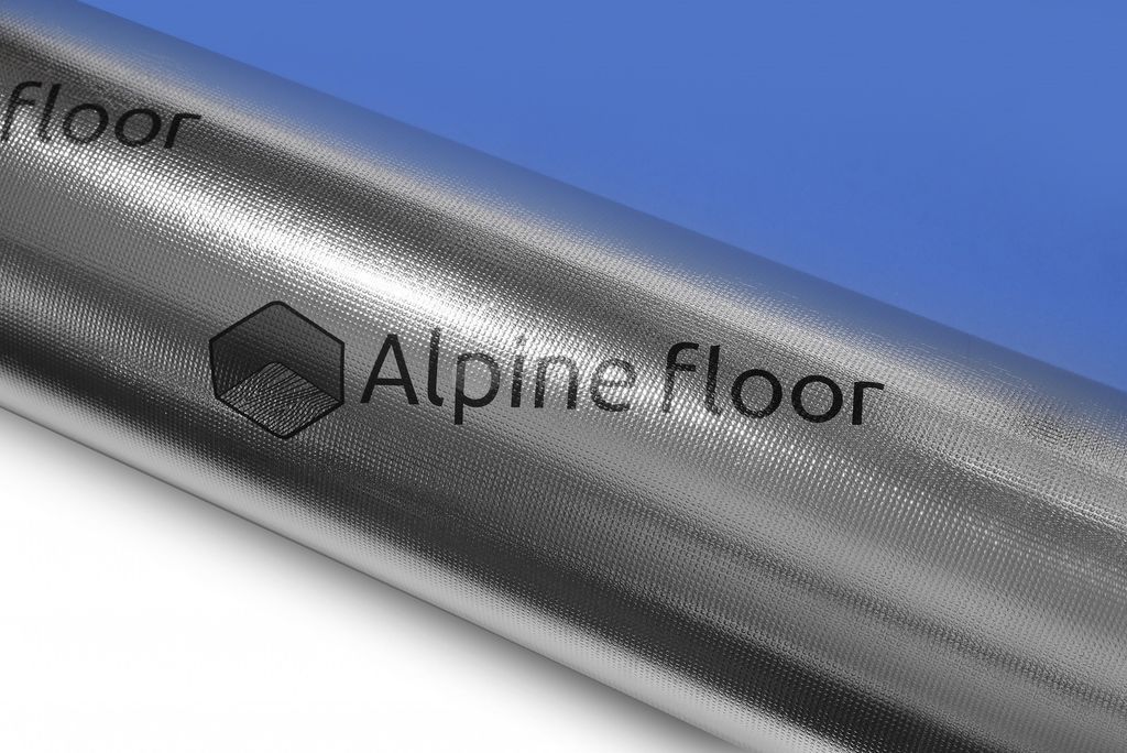 Подложка Alpine Floor Silver Foil Blue Eva 1м*10м*1,5мм 1