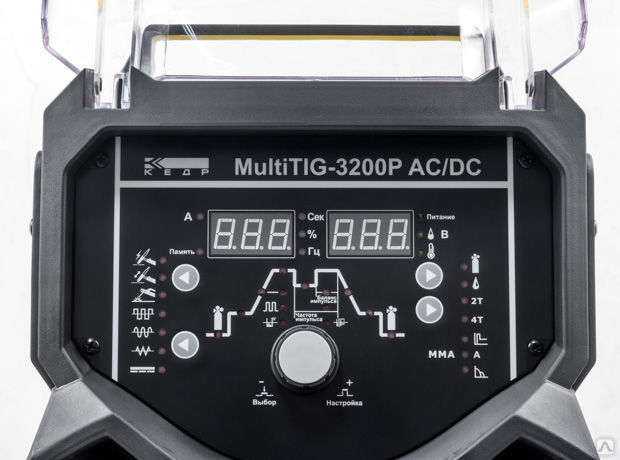 Сварочный инвертор КЕДР MultiTIG-3200P AC/DC 2