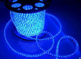 Дюралайт LS LED круглый, 2 жилы, 36LED/м 13 мм, 220 V (кратность резки 2 м) Катушка 100 м (синий)