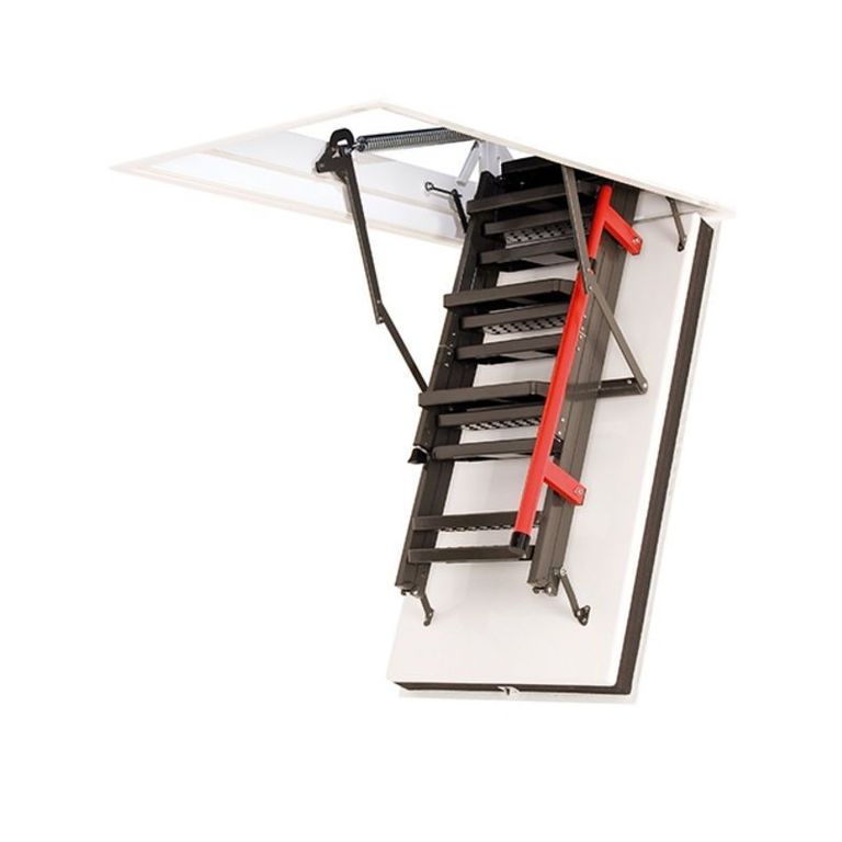 Чердачная металлическая лестница с люком Fakro LMS с доставкой.