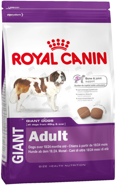 Корм для собак ROYAL CANIN Джайнт Эдалт для очень крупных пород 15 кг Корма