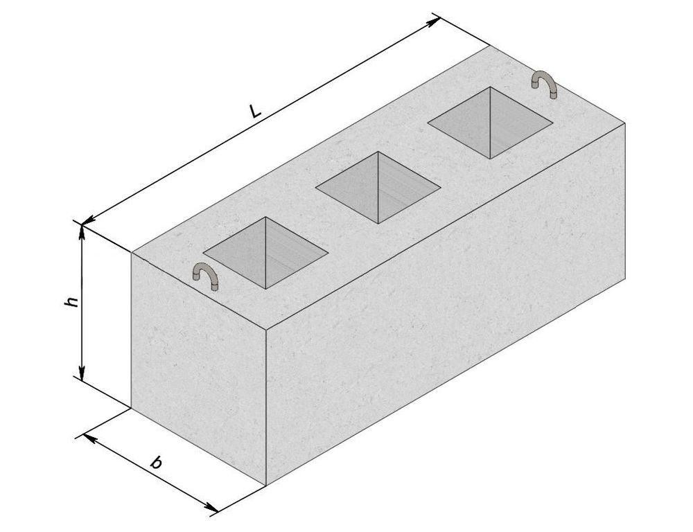 Универсальный дырчатый блок (аналог ФБП) УДБ 6 А1
