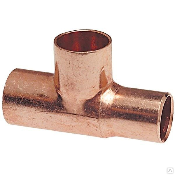 Тройник медный 35 * 35 * 22, цена в Красноярске от компании Магазин Санвита