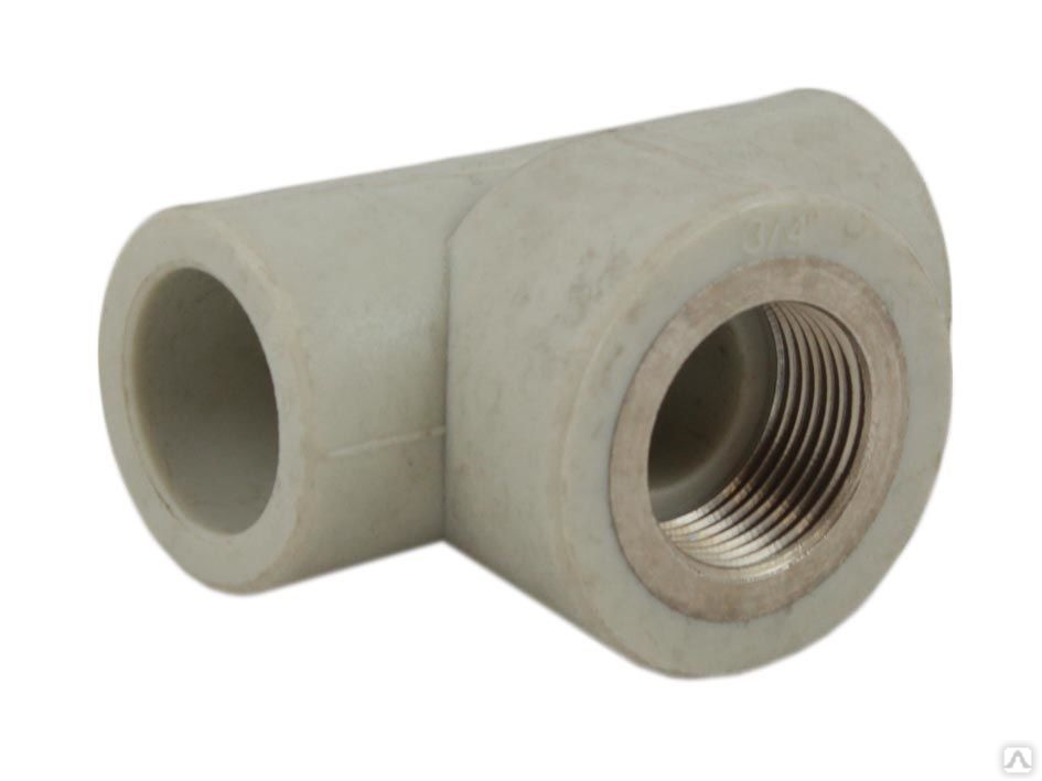 Тройник комбинированный ВР 32*1s сер РР, цена в Красноярске от компании ...