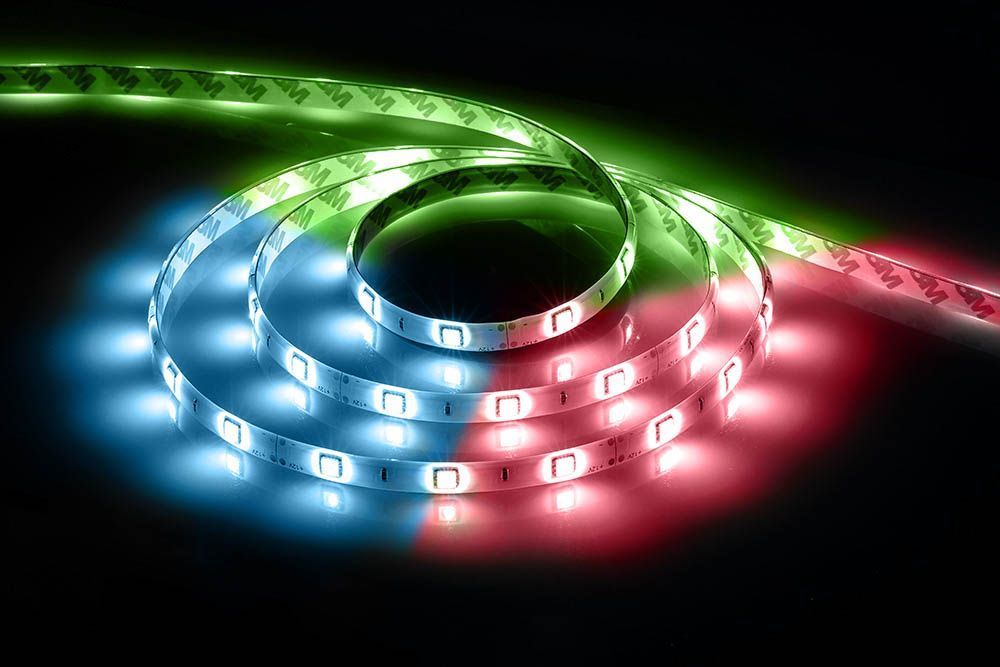 Cветодиодная LED лента Feron LS607 27651 60SMD(5050)/м 14.4Вт/м 5м IP65 12V RGB