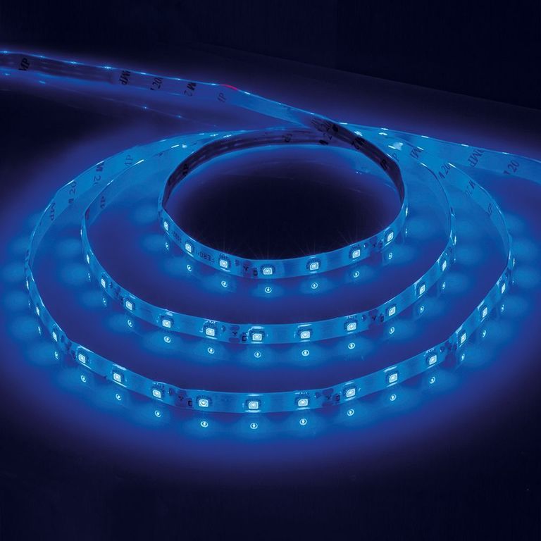 Светодиодная LED лента Feron LS603 27673 60SMD(2835)/м 4.8Вт/м 5м IP20 12V синий