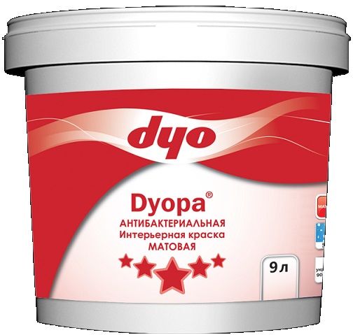 Краска интерьерная антибактериальная DYOPA HAZIR 5л "Dyo"