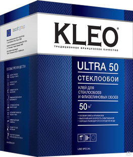 Клей обойный KLEO ULTRA 50 для стеклообоев 500 гр 
