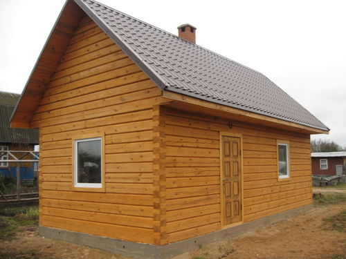 Оптимальный проект для дома и дачи - баня 4х5 из бруса в Казани