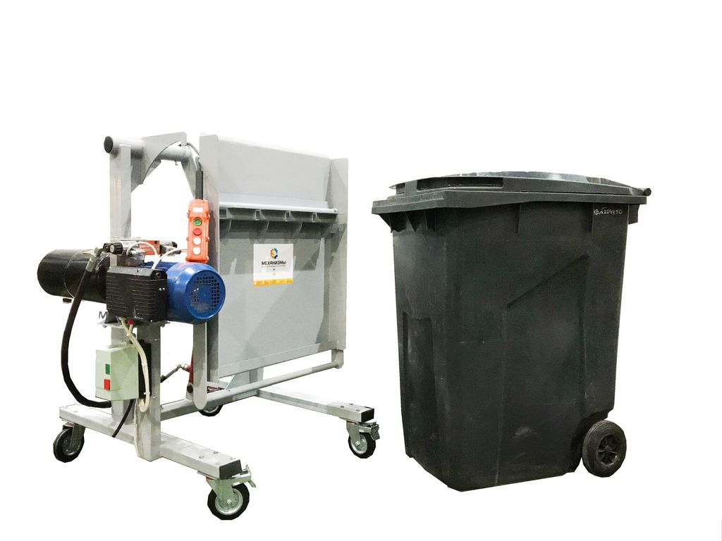 Опрокидыватель мусорных баков ОМБ-1 (120-360 литров)