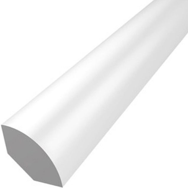Галтель из ПВХ 10х10мм белая (2м) / Галтель пластиковая 10х10мм белая (2м)